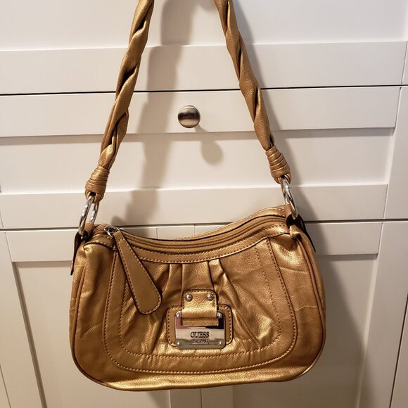 Guess Gold Coloured Purse - Picture 1 of 6